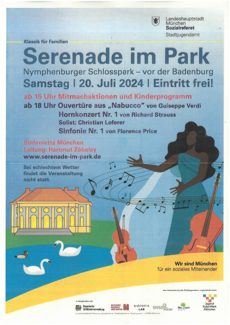 Plakat Serenade im Park